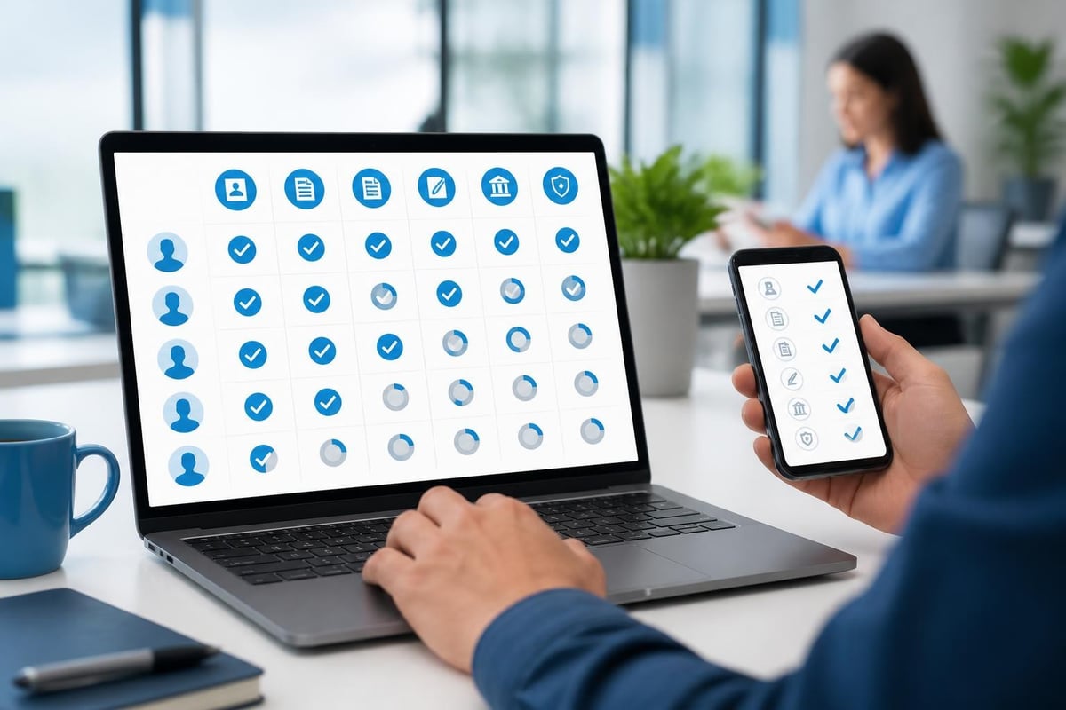 Compliance tracking dashboard