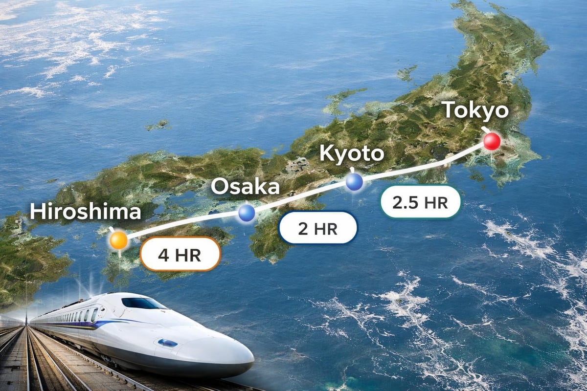 Japan travel connections
