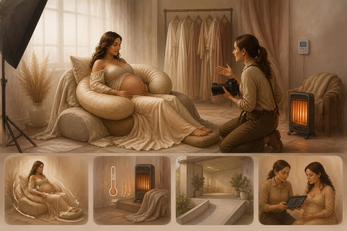 Maternity photography safety considerations