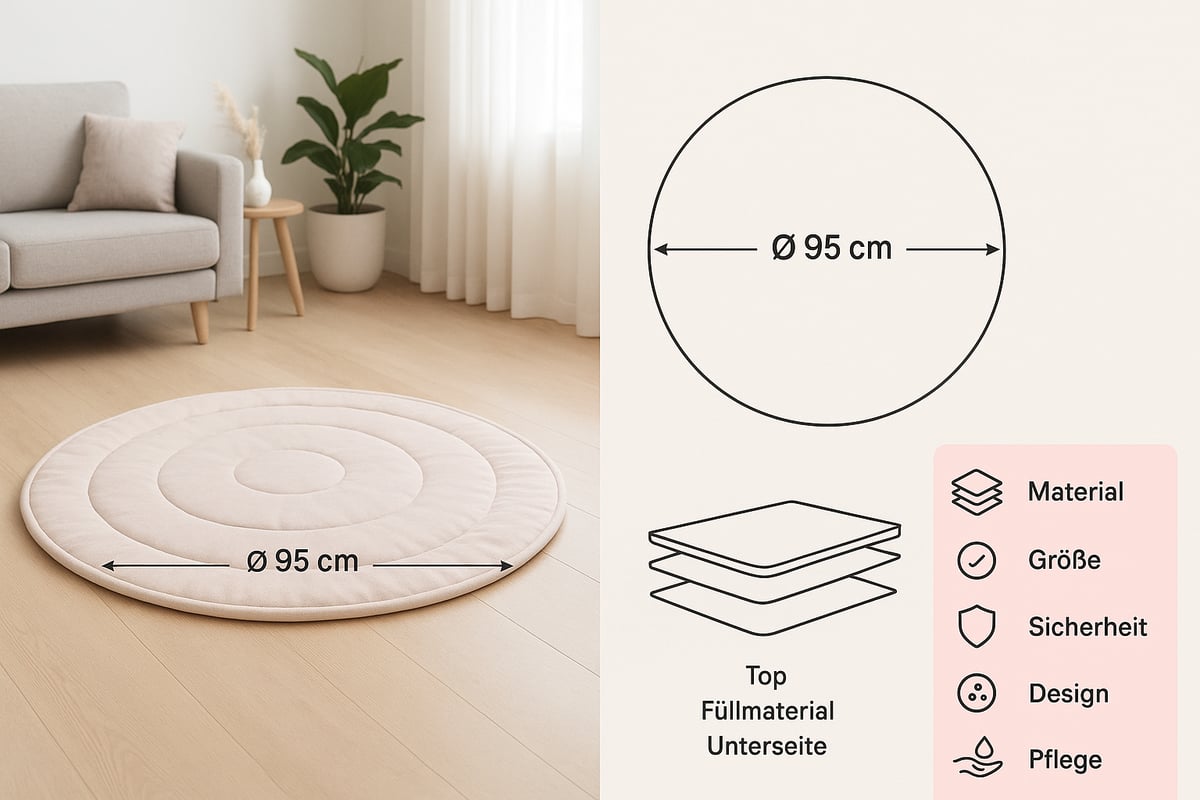 Step-by-step: How to find the perfect round playmat