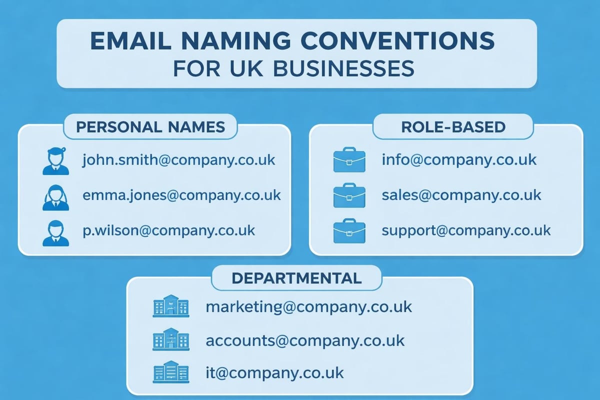 Email address structure options