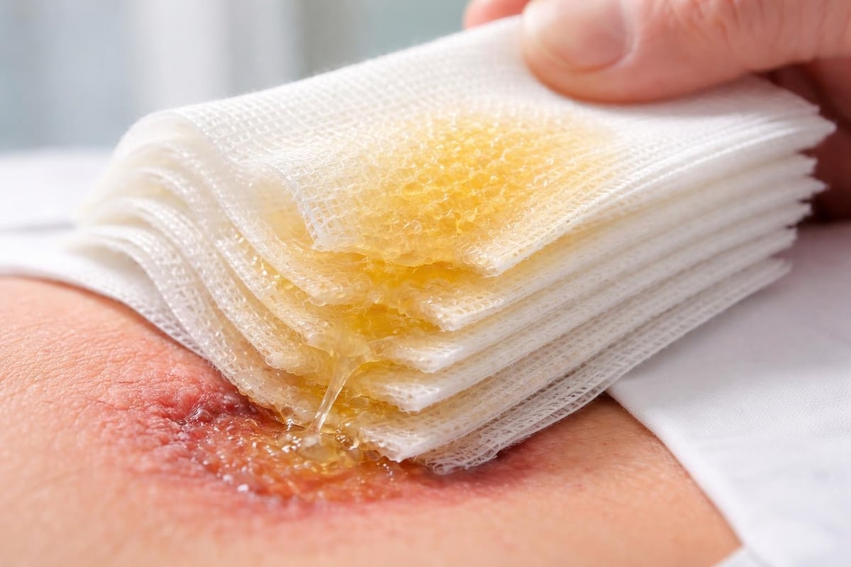 Gauze pad layering system