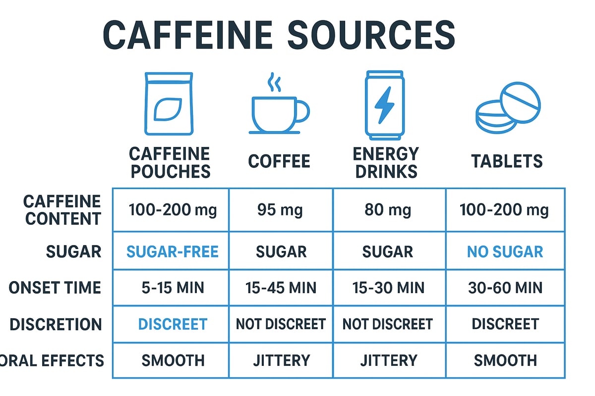 Benefits and Drawbacks of Caffeine Pouches