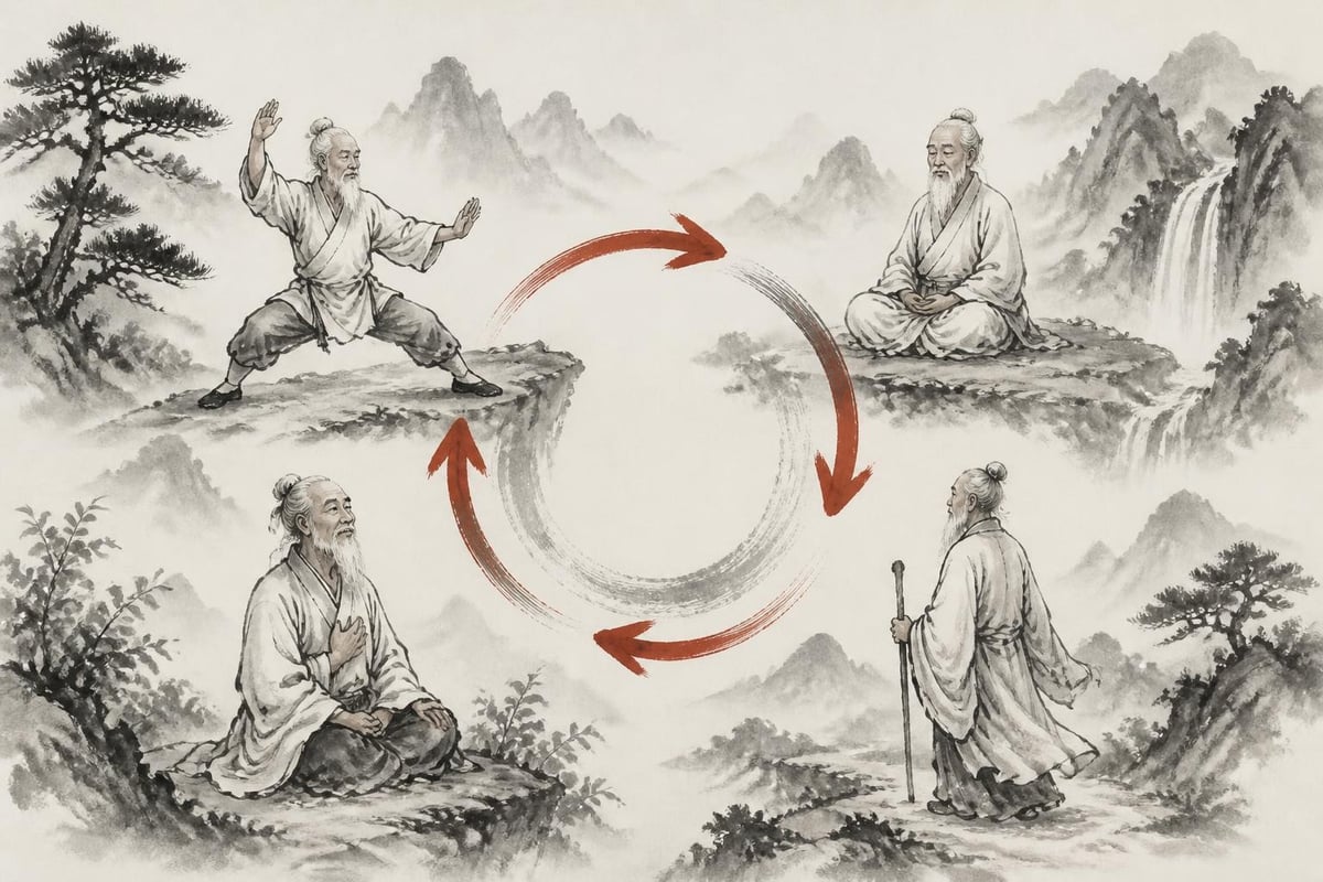 Four interconnected pillars of senior wellness