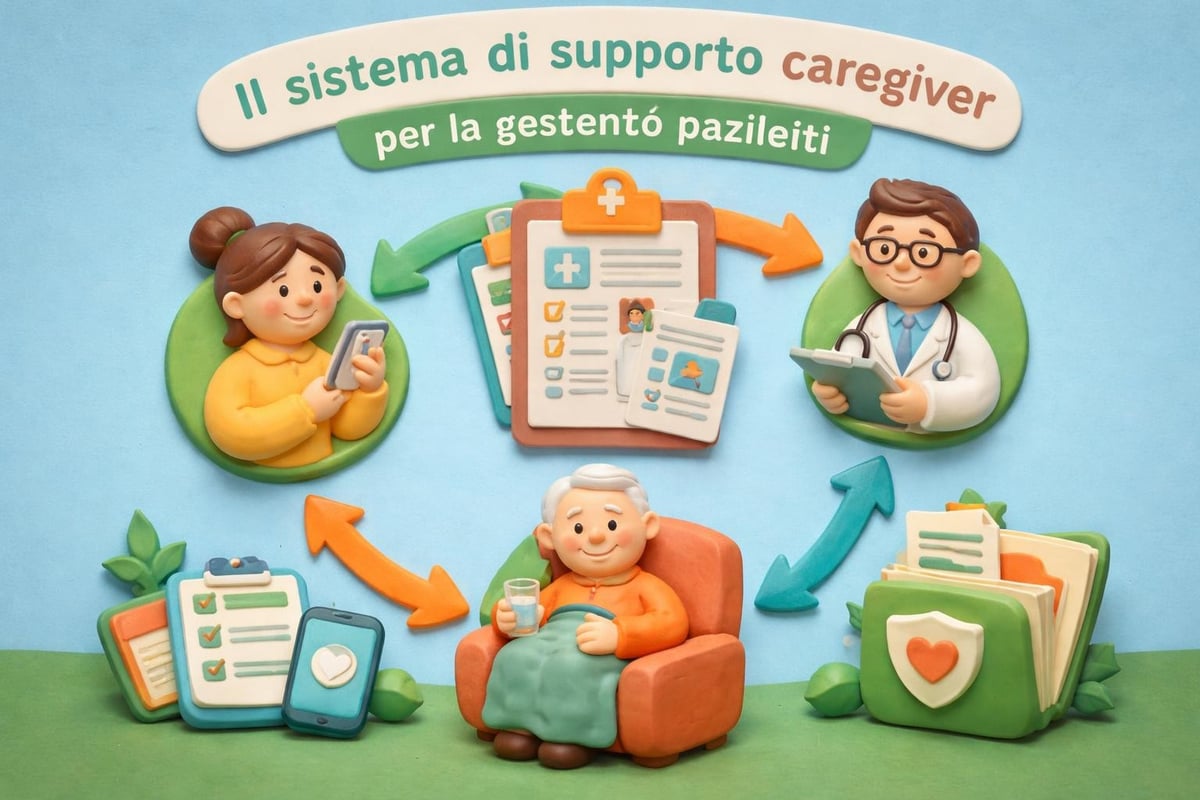 Coordinamento caregiver MMG paziente
