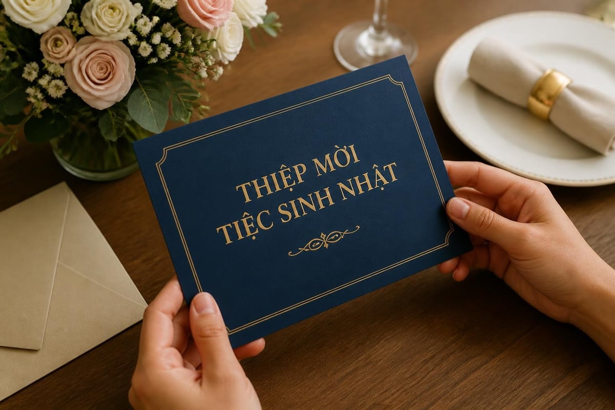 Các yếu tố thiết kế thiệp mời