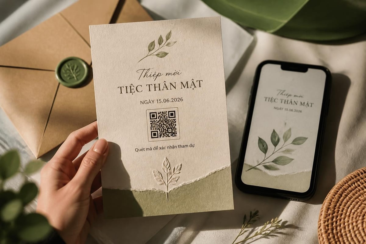 Xu hướng thiệp mời hiện đại