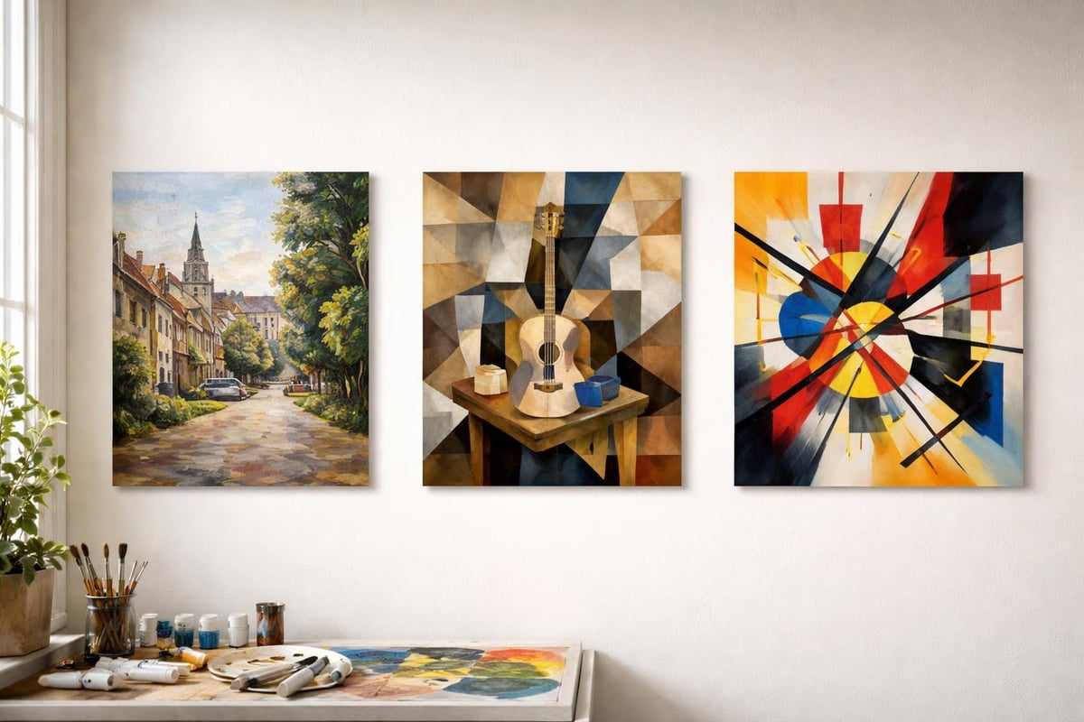 Evolution of avant-garde art movements
