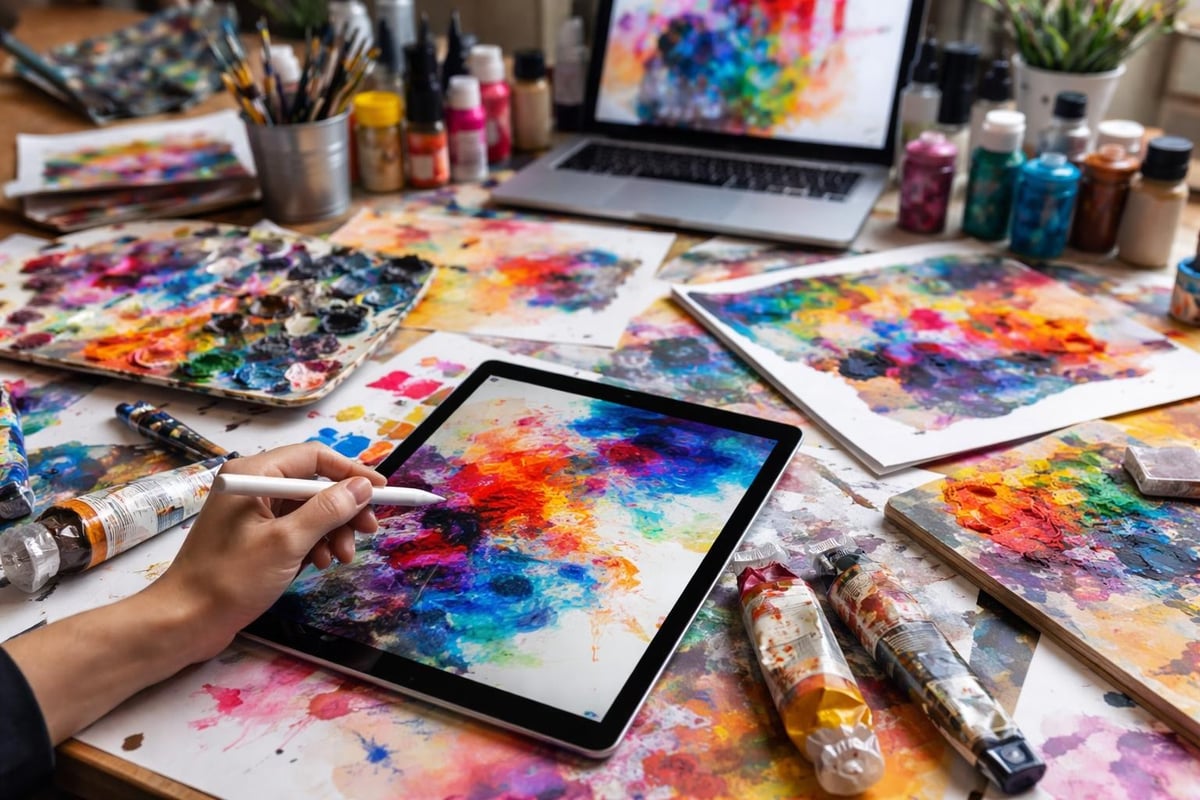 Contemporary avant-garde artistic techniques