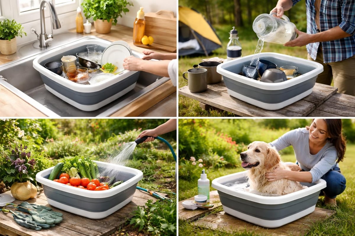 Multifunktionel opvaskebalje