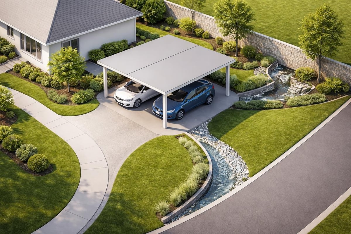 Backyard layout planning