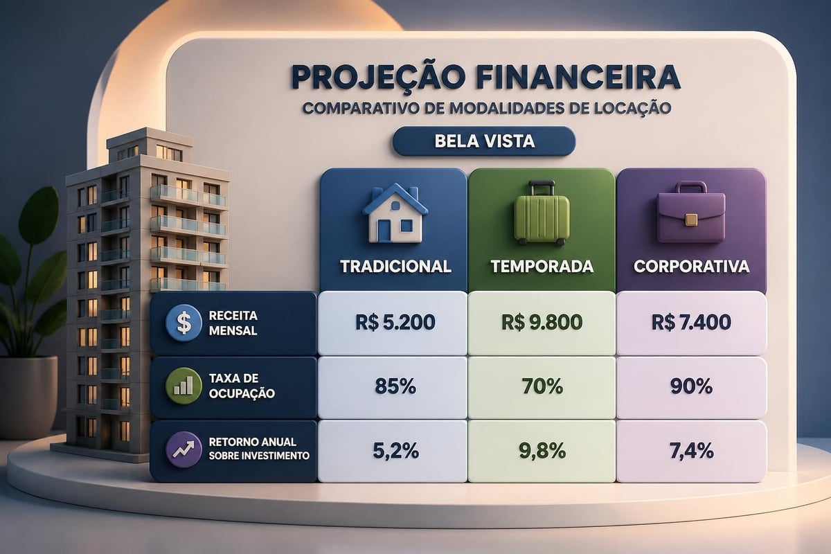 Rentabilidade investimento Bela Vista