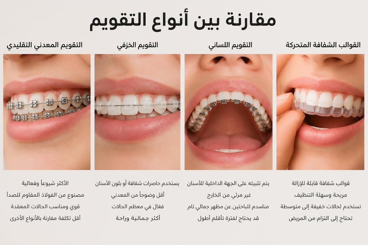 أنواع أجهزة التقويم المختلفة