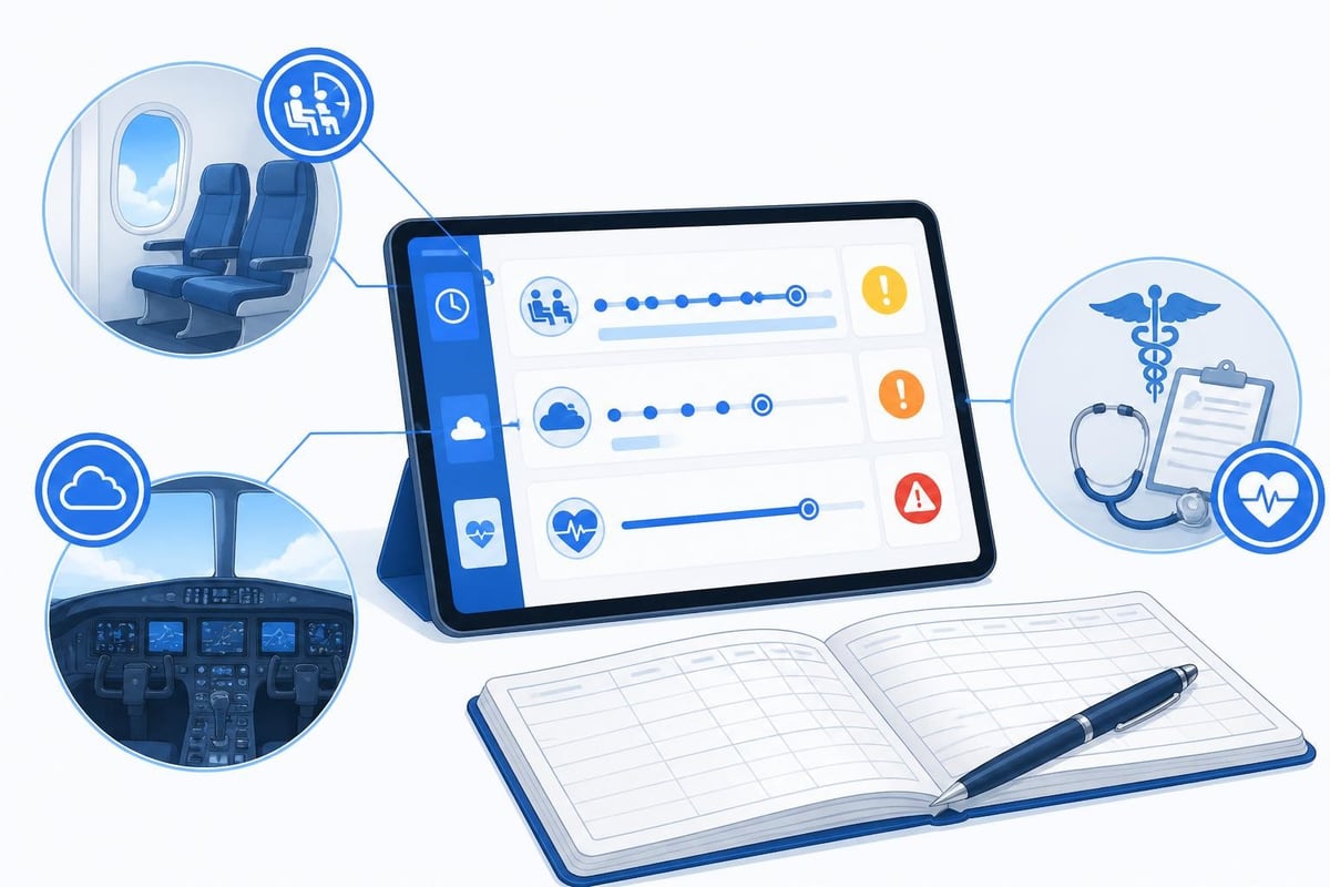 Digital logbook currency tracking