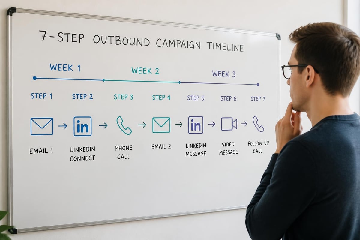 Multi-channel outbound sequence