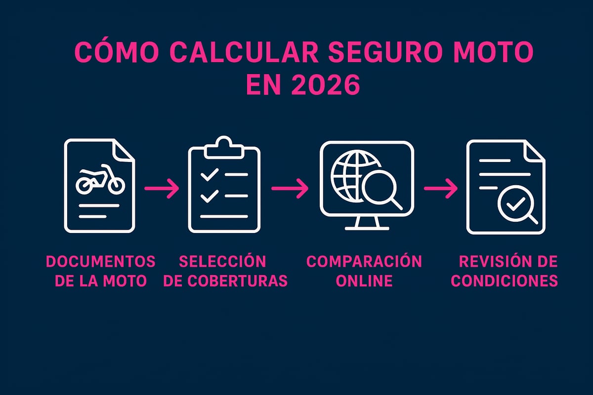 Calcular Seguro Moto: Guía Esencial para 2026 3 Pasos para calcular el seguro de tu moto en 2026