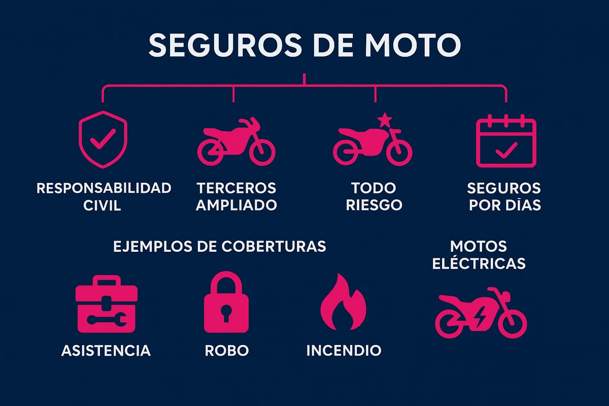Calcular Seguro Moto: Guía Esencial para 2026 2 Tipos de seguros de moto y coberturas disponibles en 2026