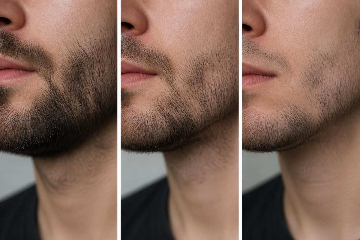 Beard follicle growth cycle
