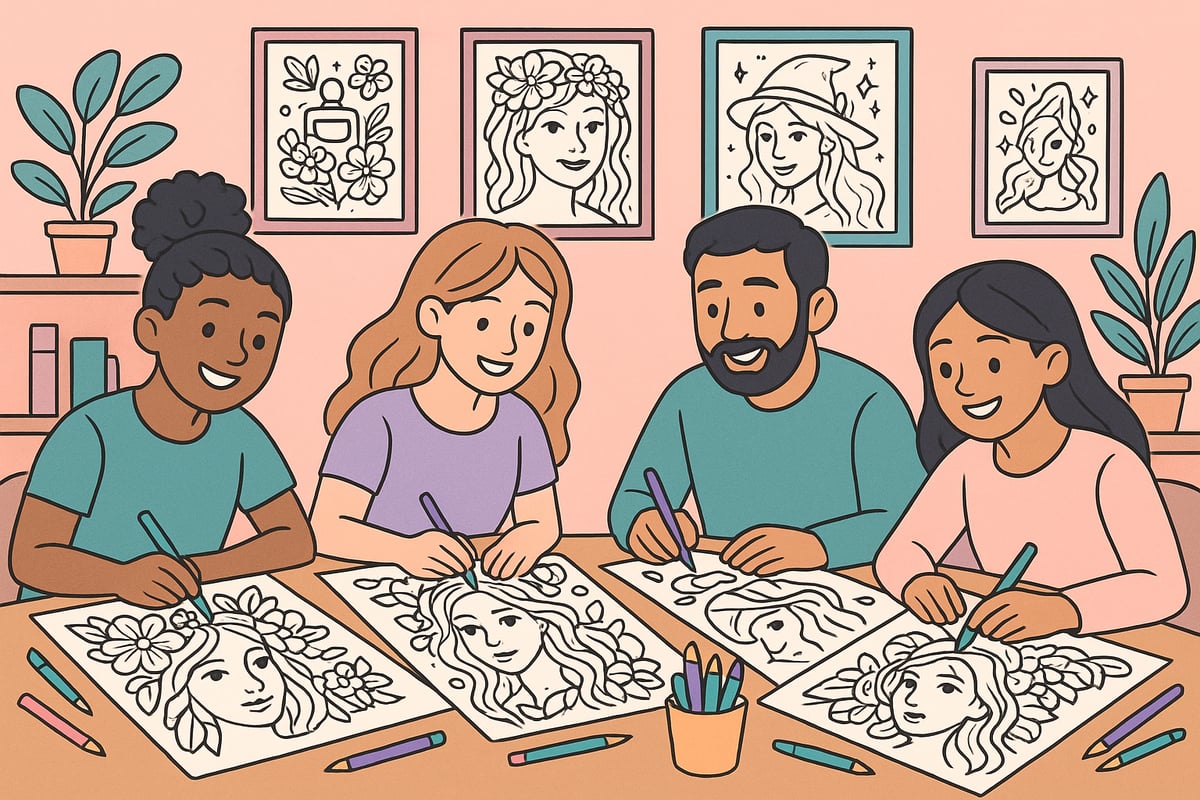 10 Stunning Beauty Coloring Pages to Spark Creativity in 2026