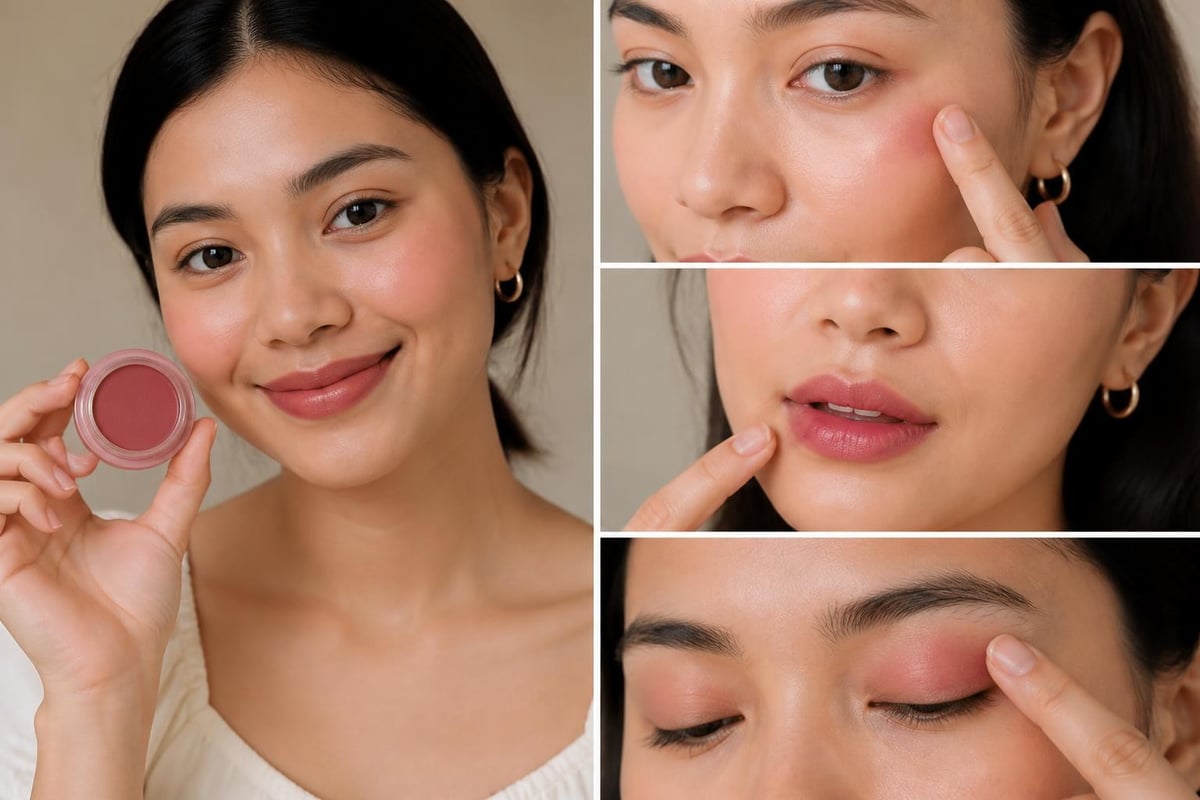 Multi-functional makeup routine