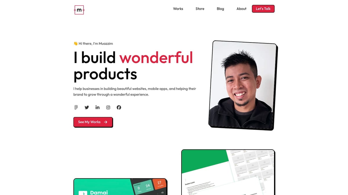 8 Inspiring Personal Brand Website Examples for 2025 - Muazzim