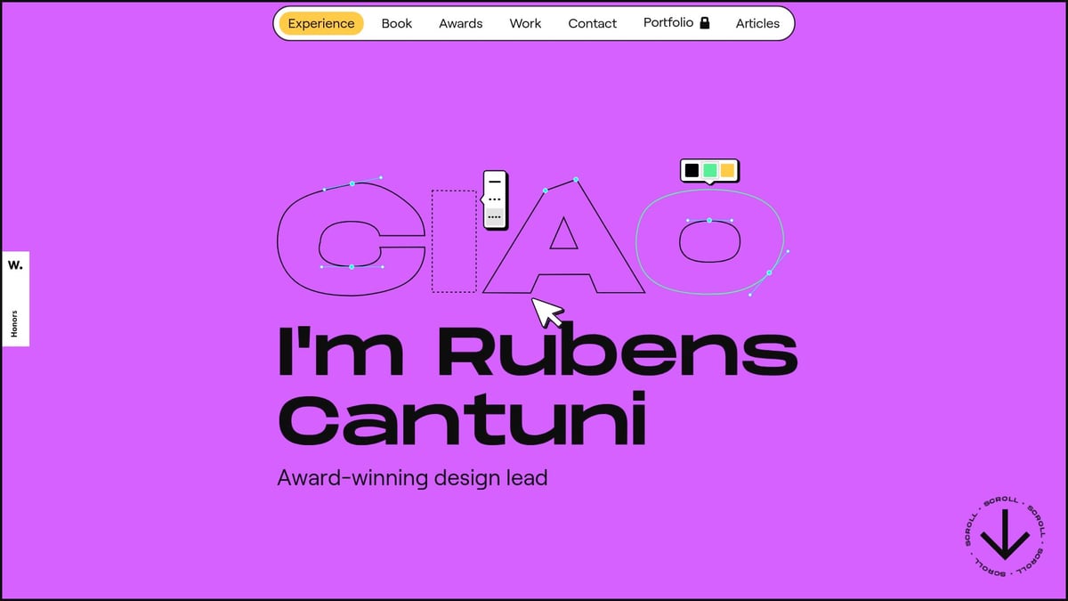 8 Inspiring Personal Brand Website Examples for 2025 - Rubens Cantun