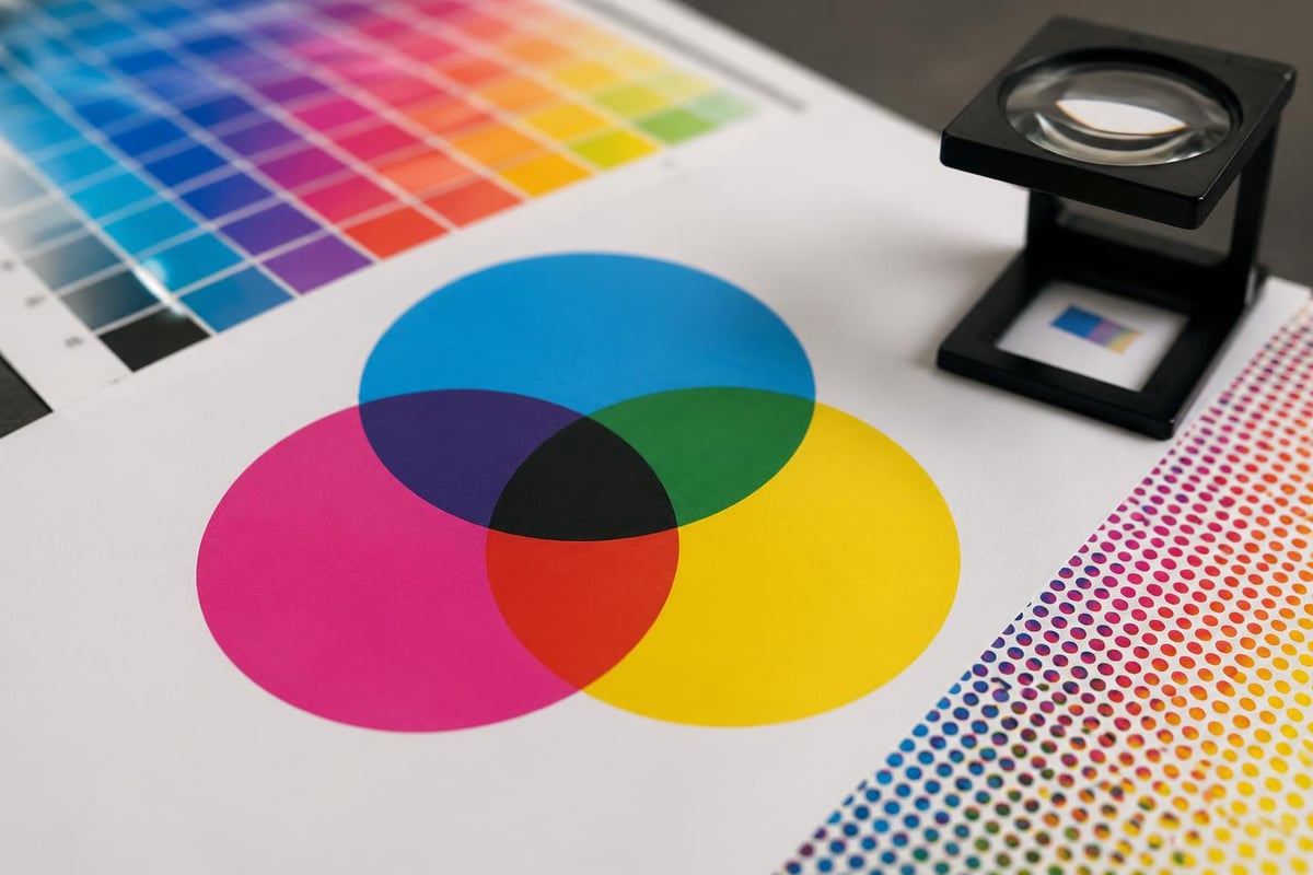CMYK Farbmischung