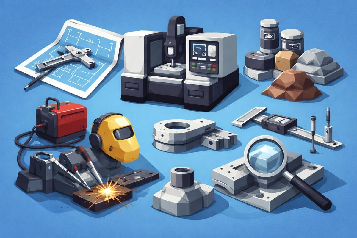 Machining fabrication skills matrix