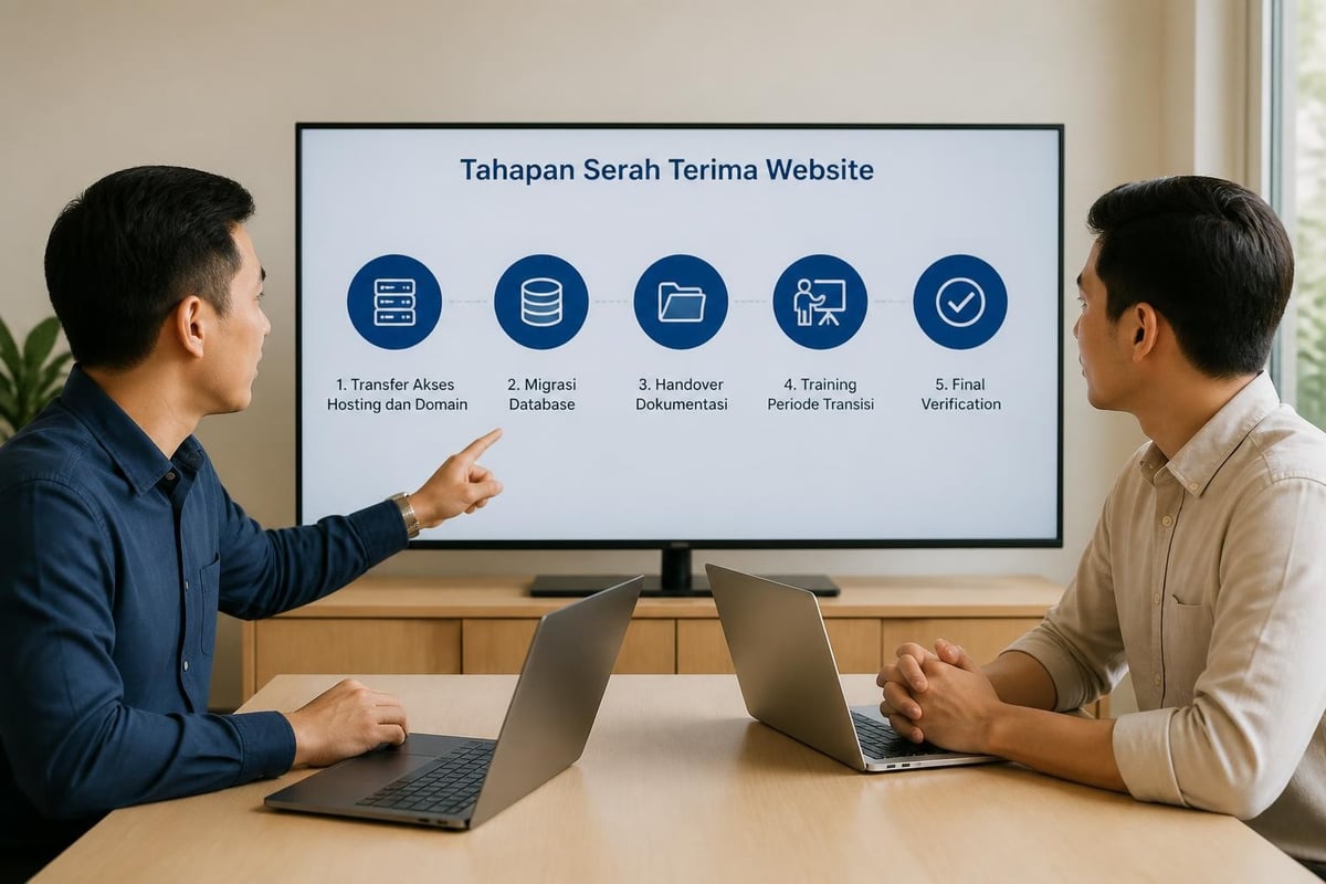 Proses serah terima website