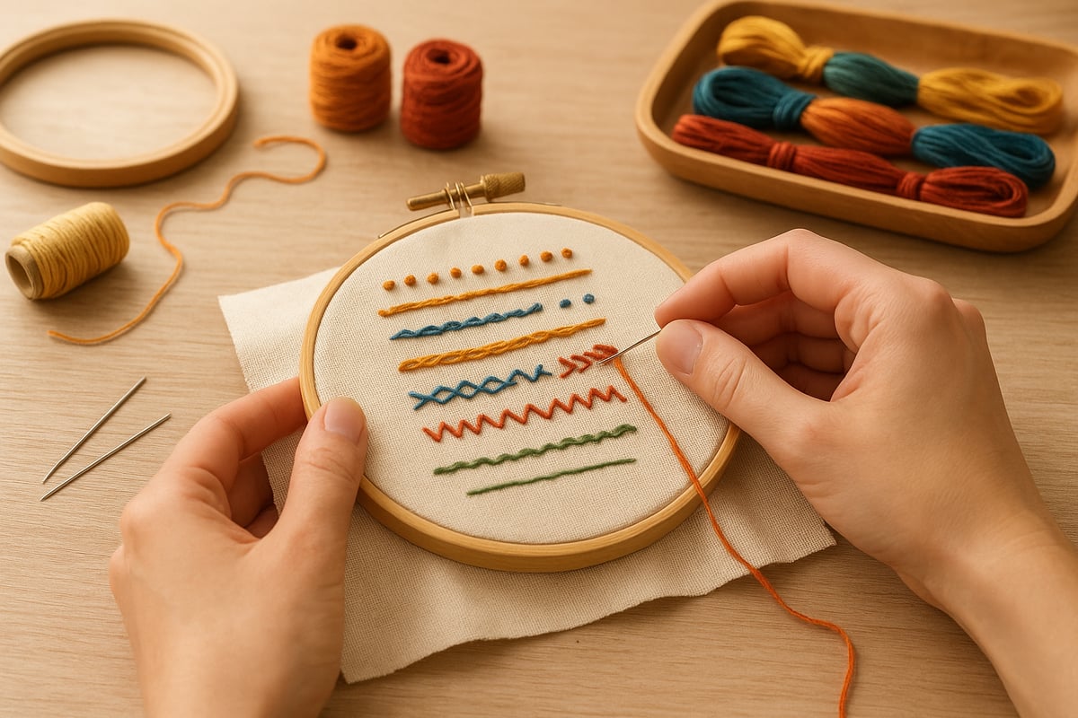 Técnicas Esenciales de Bordados Artesanales