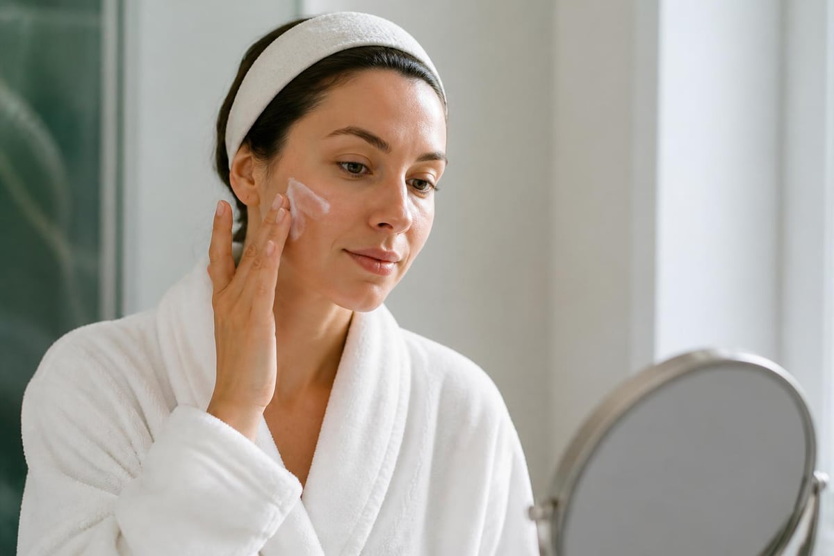 Post-treatment skin care routine