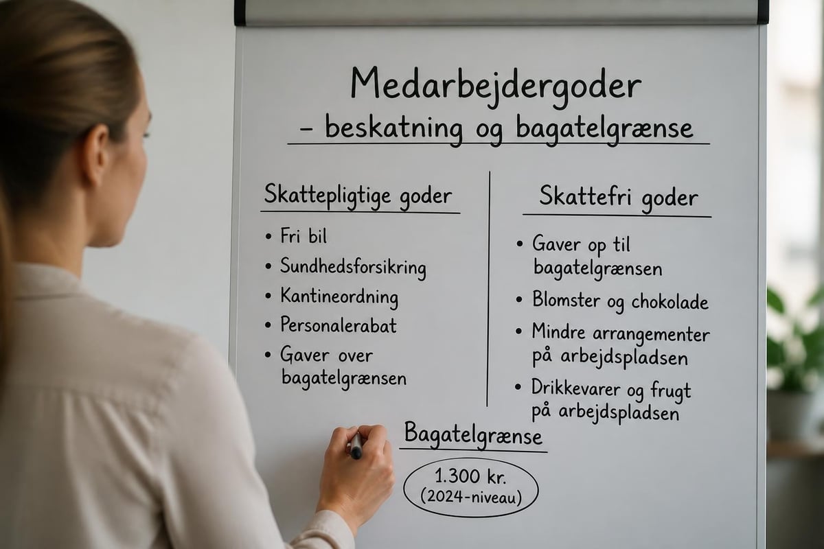 Skattemæssig opdeling af personalegoder