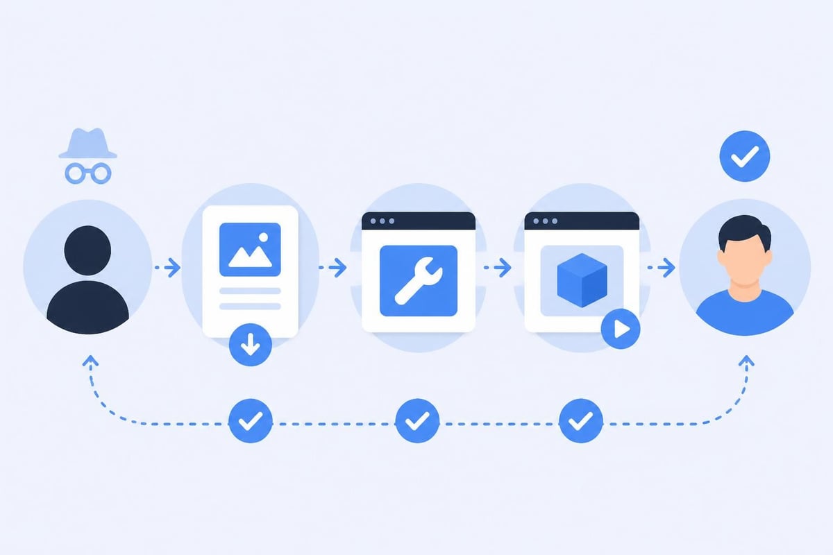 Lead generation conversion funnel