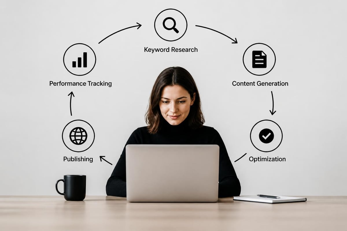 Content automation platform workflow