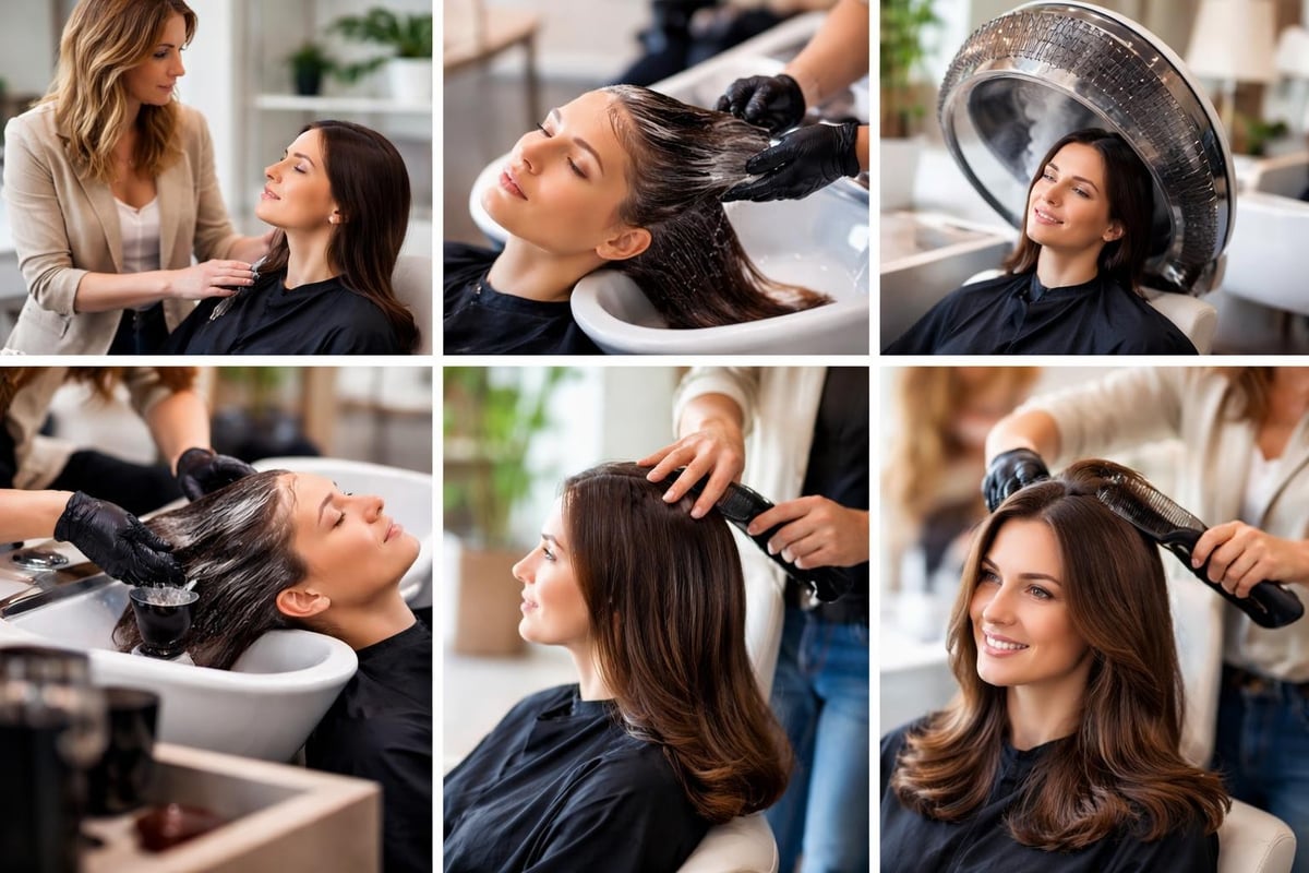 Professional deep conditioning process