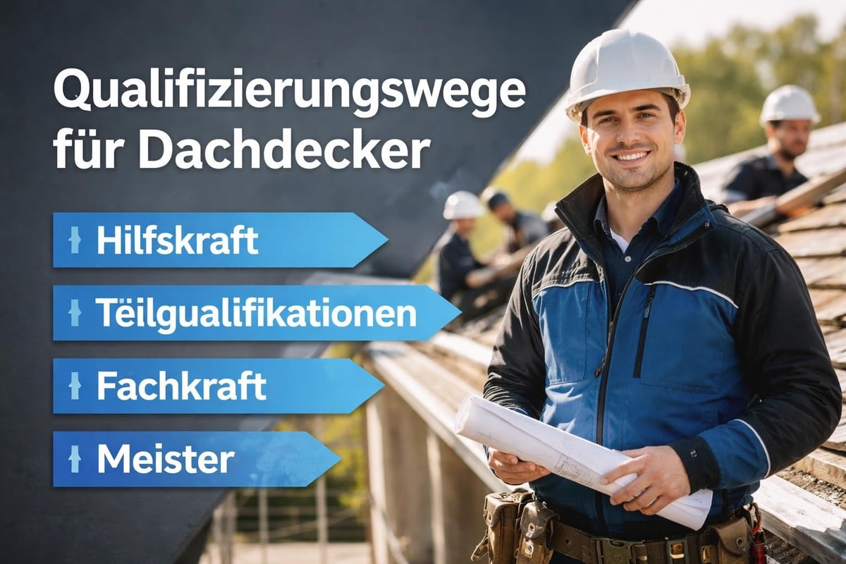 Mitarbeiterentwicklung im Dachdeckerbetrieb