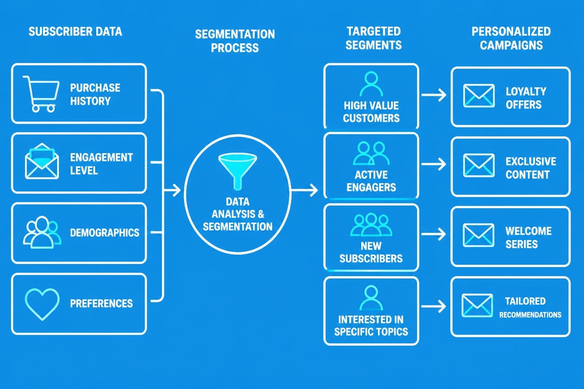Email segmentation approach