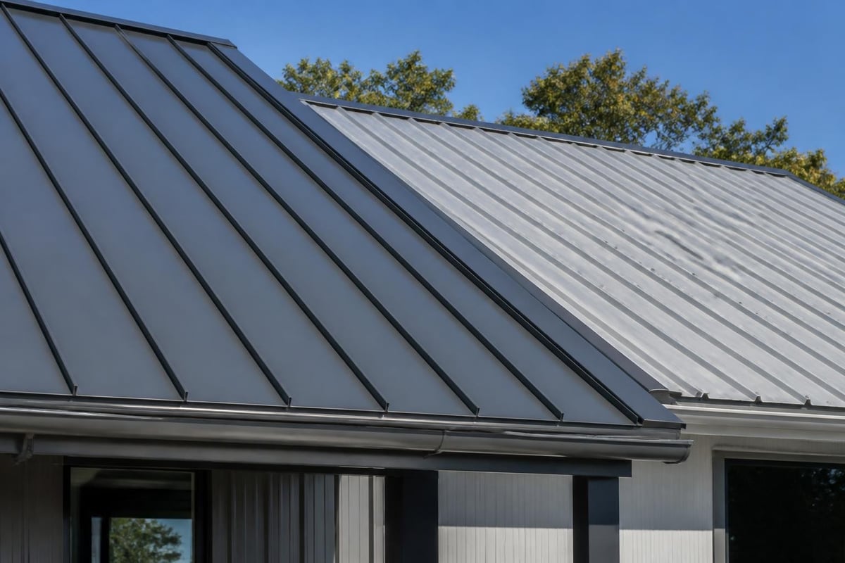 Metal roofing system types