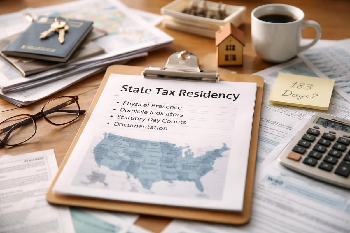 State residency dispute factors