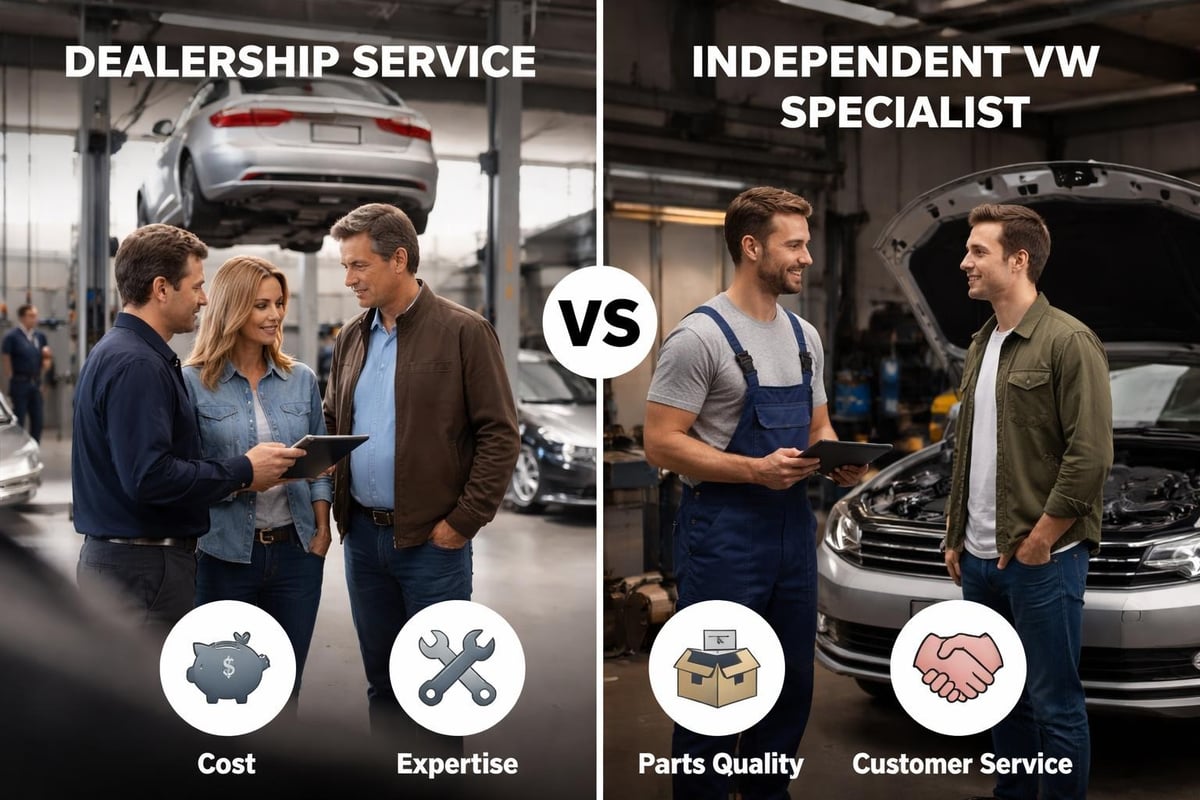 VW service comparison