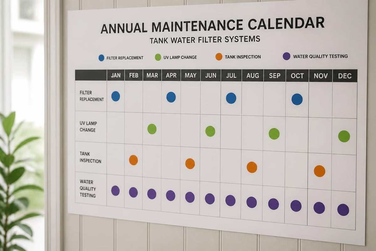 Tank maintenance schedule