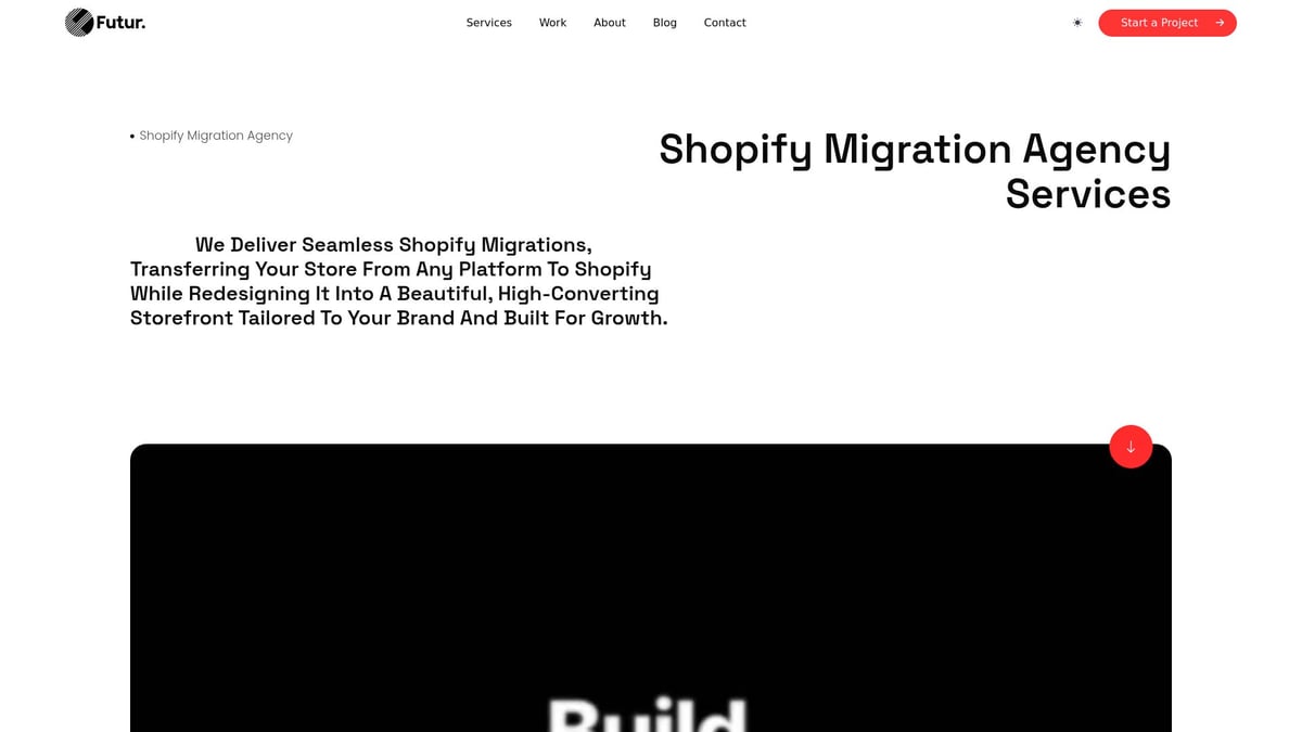 7 Brilliant Web Design IT Company Ideas for 2026 - Shopify Migration & eCommerce Transformation Specialists