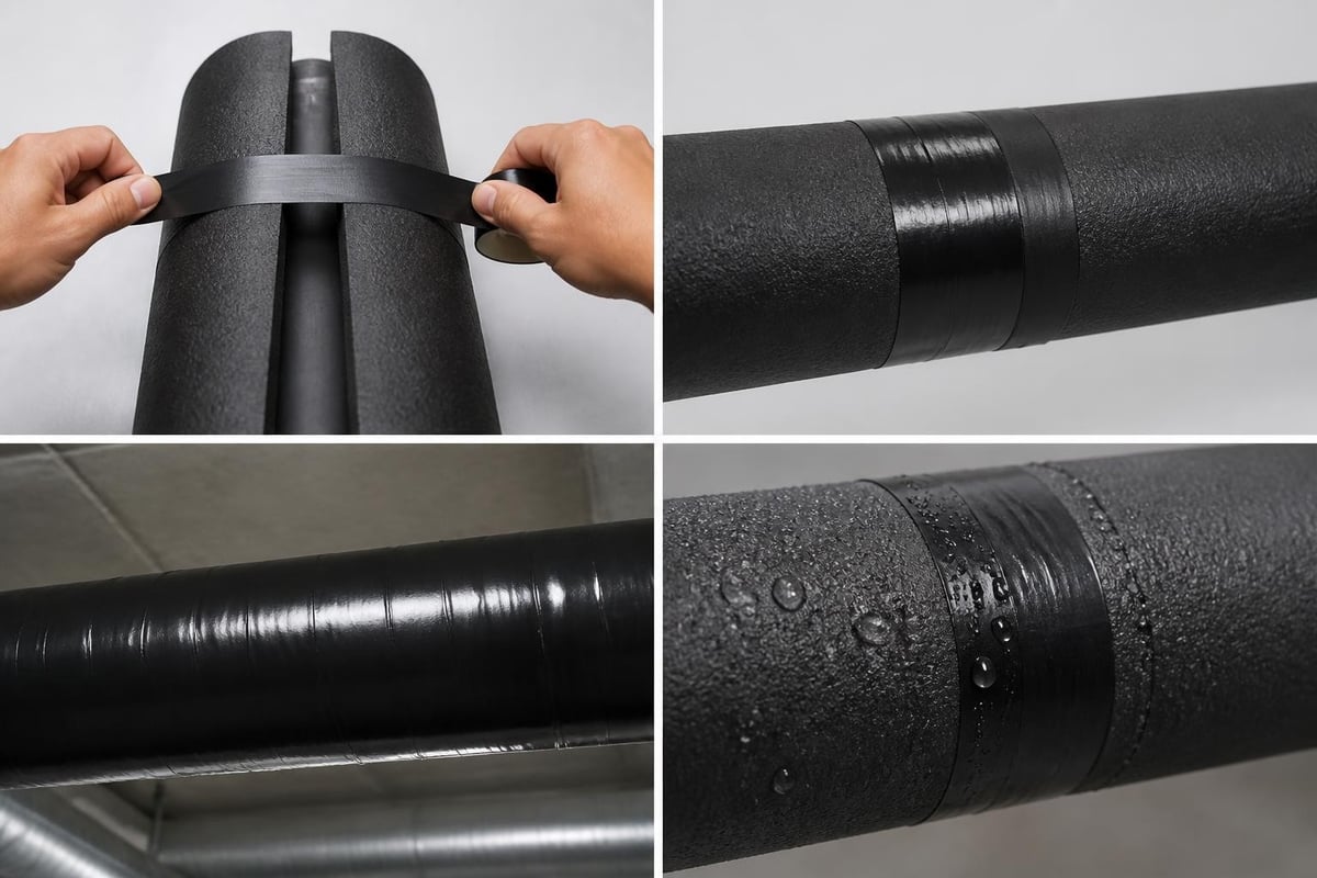 Functions of pipe lagging tape
