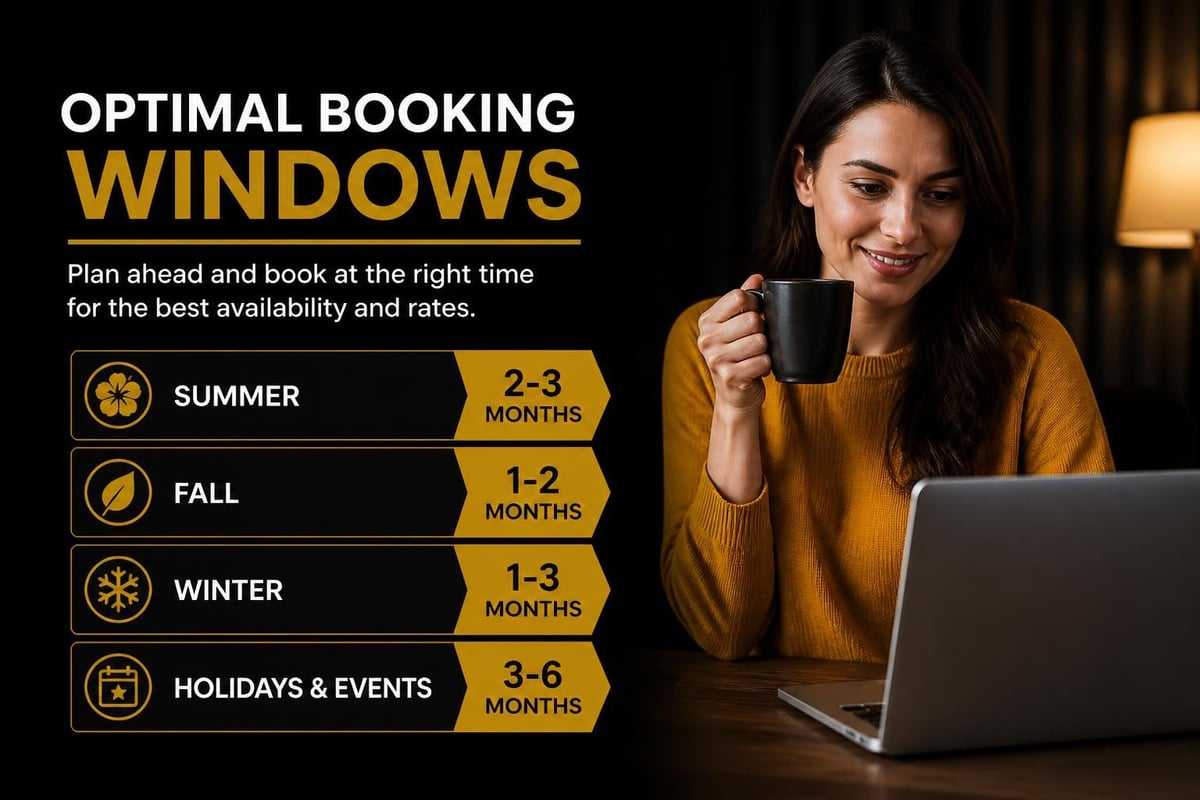 Party bus booking timeline