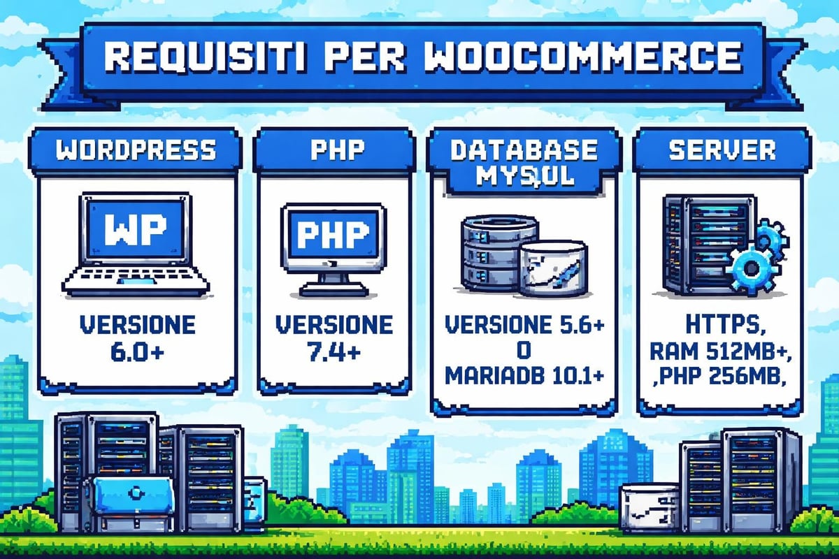 Requisiti tecnici WooCommerce