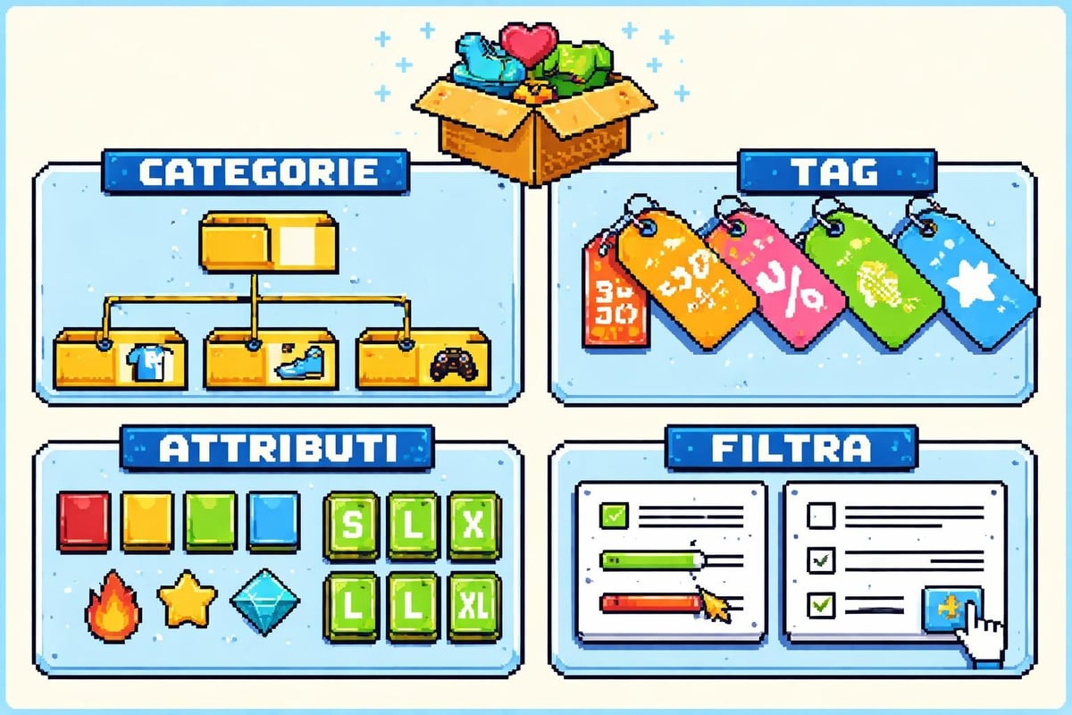 Organizzazione catalogo prodotti