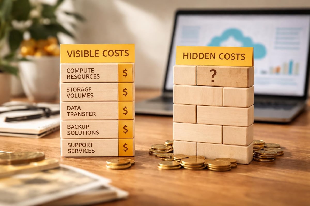 Cloud cost components