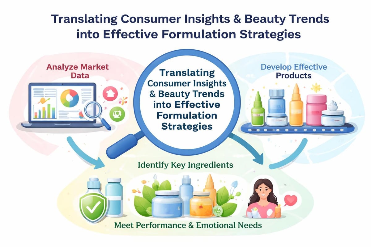 Market-driven skincare formulation