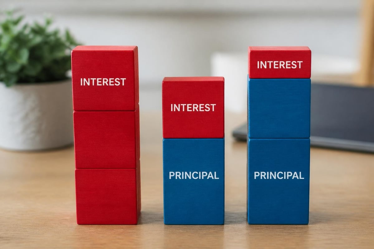 Loan amortization breakdown