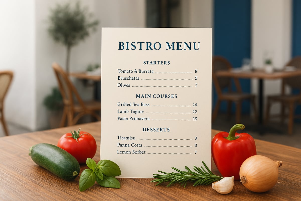 Schritt 3: Die Speisekarte und das Angebot kalkulieren